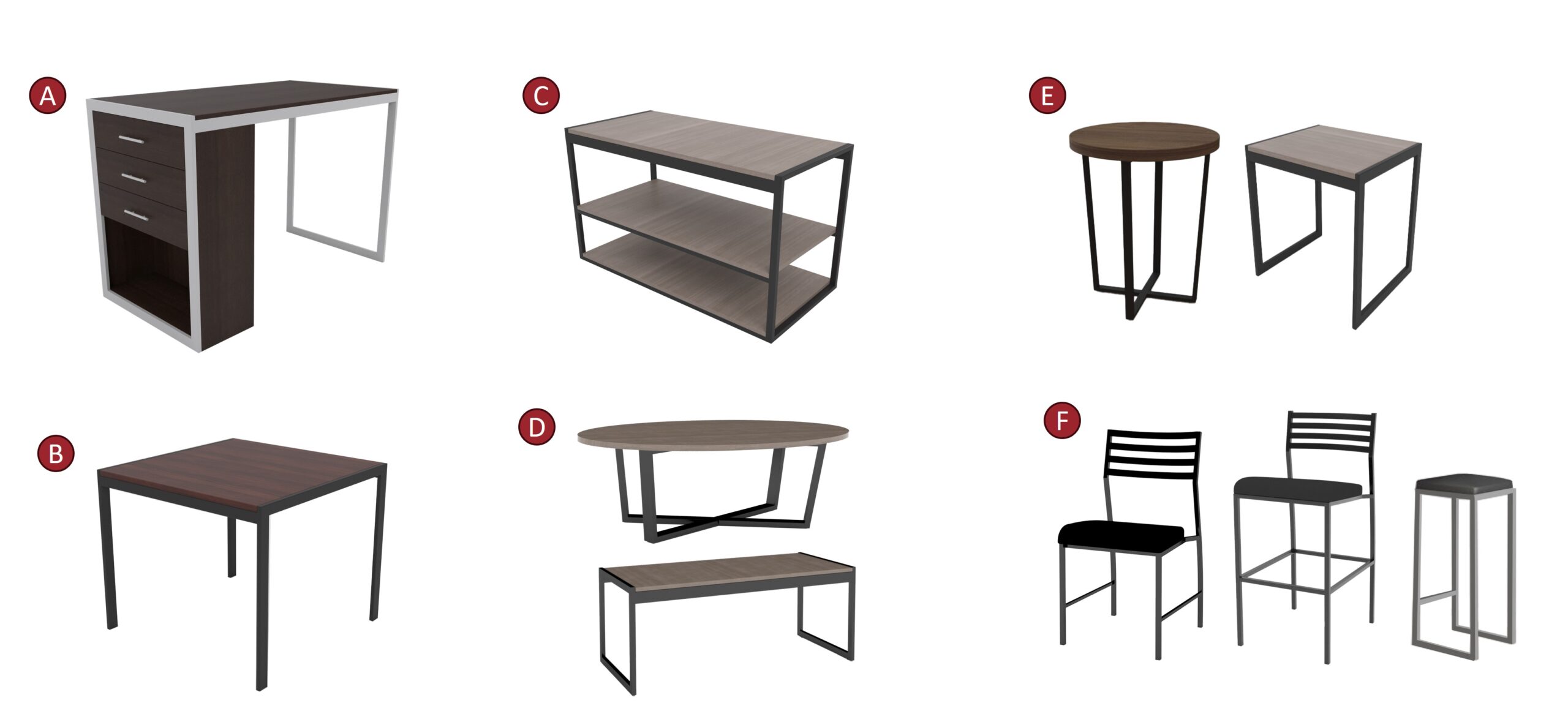 Motif living and dining options