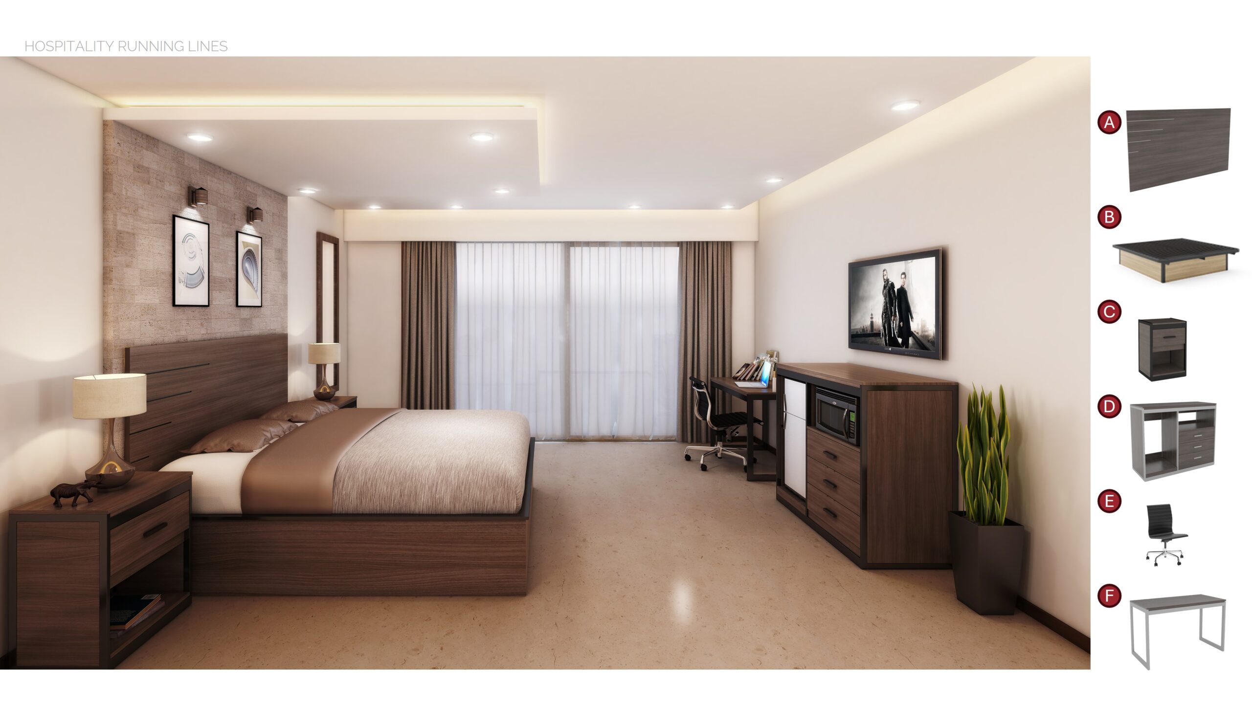 Motif room render