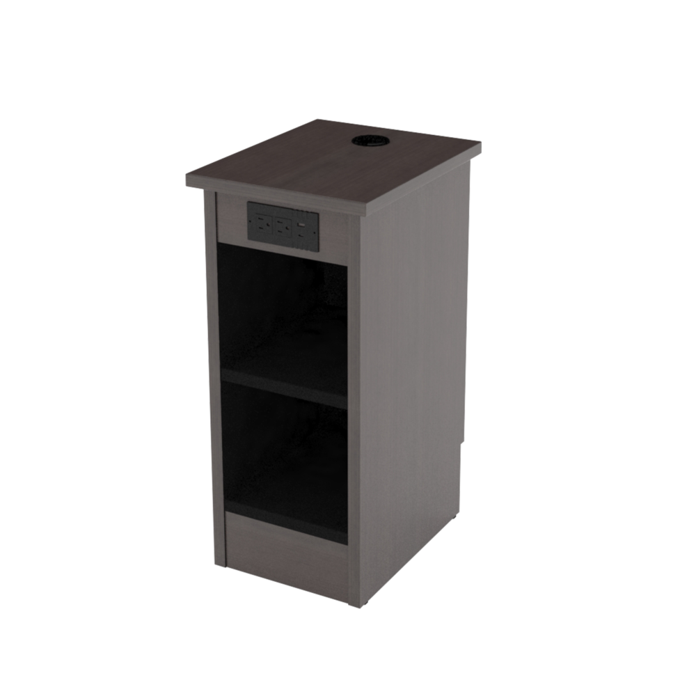 12w Nightstand w Shelf